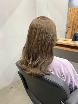 似合わせカット + ブリーチなしダブルカラー + 5step TOKIOトリートメント