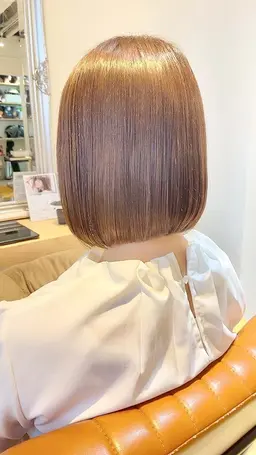 🌈酸性縮毛矯正+アドミオカラー🌈