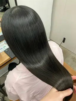 ご予約率No.1🍯乾燥にも湿気にも負けない💎艶髪縮毛矯正＋保湿トリートメント#韓国#髪質改善#艶髪