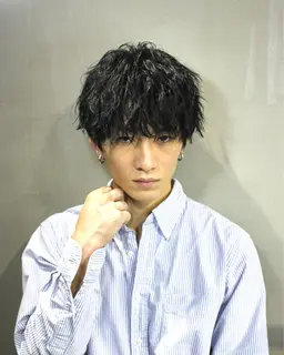 メンズカット+パーマ