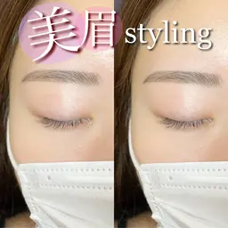 【🌻口コミ🈹🤍】骨格に合わせたアイブロウWax＋間引き、カット、似合わせメイク仕上げ付き🌷