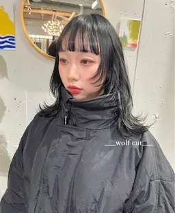 《新規》【フロントデザイン】カット+前髪ストレート