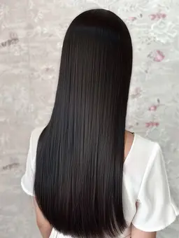 【ブリーチ毛もOK👩🏼】髪質改善酸性ストレートでうる艶ナチュラル仕上げ＋集中ケアトリートメント💖￥12100