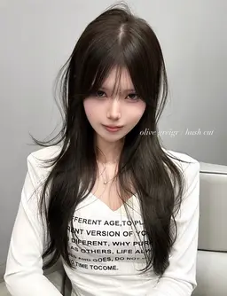 🦋人気No.1🦋韓国レイヤー(ハッシュカット)🇰🇷🐺＋カラー＋保湿トリートメント＋コテ巻き#ハッシュカット