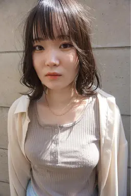 デザインカット+オーダーメイドパーマ（シャンプー付）