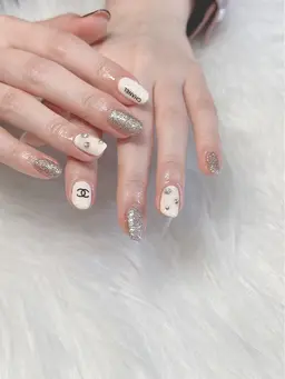 OFF込み120分シンプル系定額デザイン6600円FOOT可【爪を痛まないフィルイン施術】