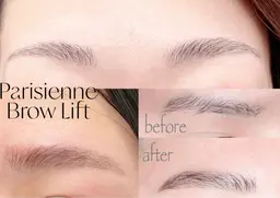 パリジェンヌブロウリフト＋眉毛スタイリング込み