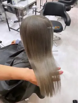 〖人気menu❀🫧〗ダブルカラー+Aujuaトリートメント(ブリーチ後のケアをAujuaトリートメントで出来ます〇!)