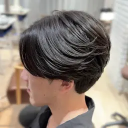 【新規】メンズカット＋曲がる縮毛矯正