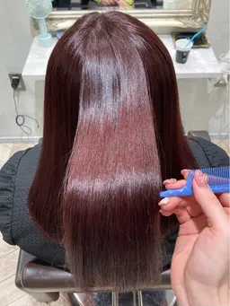 ⛓️🩶クオライン縮毛矯正+グローバルミルボンTR🩶⛓️