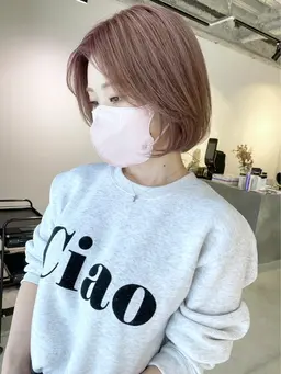 【ブリーチなし】カット＋ブリーチなしダブルカラー＋トリートメント￥11400