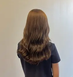 【アディクシーカラー】ブリーチなしダブルカラー＋TR透明感、色持ち11000円