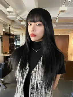 艶カラー+髪質改善トリートメント