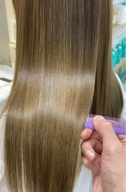 🔵髪質改善美髪矯正✨【ハイダメージ・ブリーチ毛の方専用】（カットなし）ツヤ・手触り・柔らかさが別格❗️