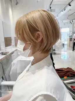 夏に備えて！！☀️ カット➕ダブルカラー(ブリーチ込み) (ハイライト変更可)➕ Aujuaトリートメント