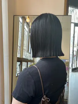 落とせるブラックカラー🖤オフブラック黒髪戻し✨