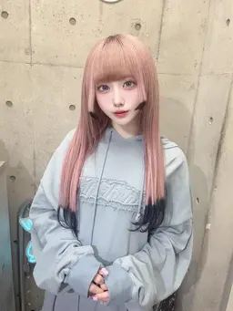 【デザイン/アンブレラ・ツートン・エンドカラー等】カット₊ブリーチリタッチ₊塗分けカラー【他のデザイン追加料金で相談可】