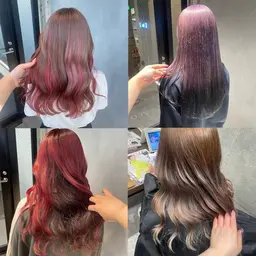 🌟design color🌟　　　　　　　　　　　　　　　　　2️⃣トーンW color（ワンブリーチ＋カラー）