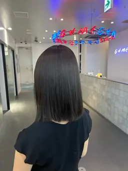 🌸ミニモ学割🌸うる艶ナチュラルカラー＋🦋‪韓国式ウォータートリートメント🦋‪#韓国