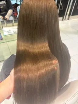 🩶【新規限定ケアカラーコース】オーガニックor透明感カラー＋内部補強ハホニコトリートメント＋お持ち帰りケア商品付　🩶