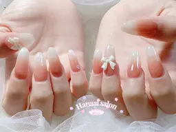 (チップ長出し)15時までベイビーブーマーネイル¥12800〜8800