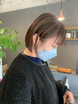 大人気☆カット+透明感カラー+トリプルTR【内部補修トリートメント】【指名料込み】【白髪染め+1000円】