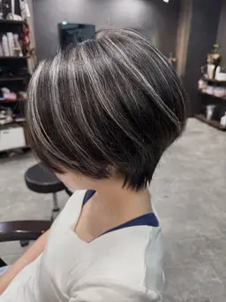 ・ハイライト（ケアブリーチ変更可）＋トリートメント