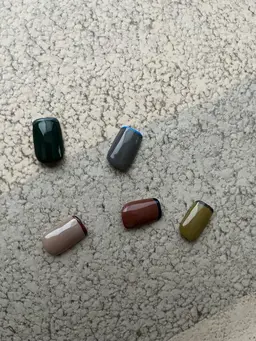 リピーター様☘️シンプルワンカラー+細フレンチ💅オフなし¥8800お色変え可能🙆‍♀️