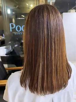 【ハイライト】👼🏻カット+ハイライト+水分補給1stepトリートメント🪄