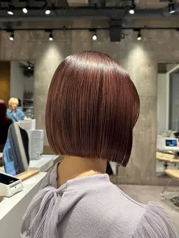 《無料カット》パツッとボブ