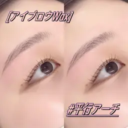 アイブロウWAX👀🎀【カット・間引き・メイク込み🗣️🫧】