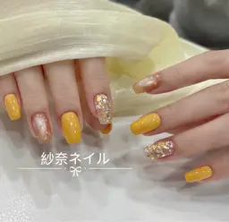 ハンド【自爪】☆当店人気NO.2☆60分4本アート持ち込みデザインコース6990円¥6,990