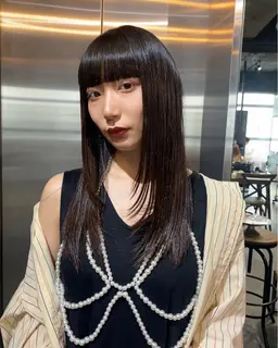 艶髪☆ケアカラー+カット￥17500→￥7900