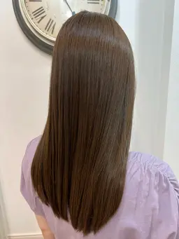 🌖【しなやかさNO.1!プレミアム縮毛矯正】+【カット】+超音波トリートメント