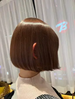 髪質改善カラー(ブロー仕上げ)