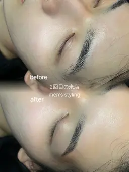 メンズ眉毛スタイリング✨