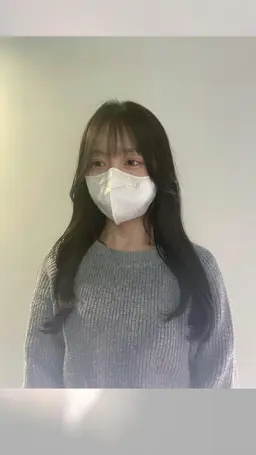 韓国風透明感ヘアカラー.⋆𝜗𝜚 艶感カラー🫧