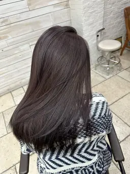 【トレンドNo. 1透明感カラー🩵】似合わせカット➕ブリーチなしダブルカラー🎀