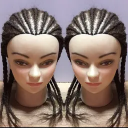 コーンロウ〜6本エクステなしモ技術向上のためのモニター募集キッズは3000円(小学生まで)ハーフコーンロウは500円引き