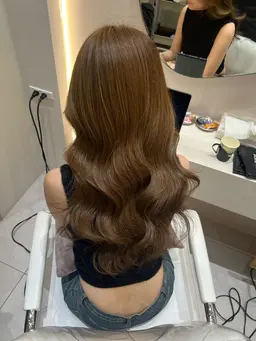 ケアカラー＋premium髪質改善トリートメント🫧