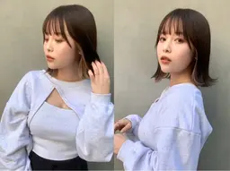 【✨️ボブ​〜​ショート限定❕】《初回･2回目以降も‼️》カット＋カラー＋超音波クイックTR(⚠️スタイルチェンジなし)