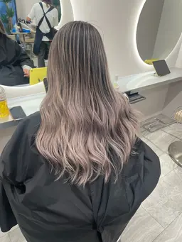 【今だけ限定!】バレイヤージュ🤍✨(ケアブリーチ込み)