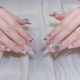 💖3月限定💖【チップ➕ジェル長さ出し】持ち込み可デザイン10本💅