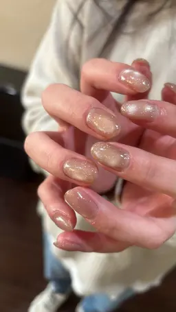 【オフ込み】うるちゅるマグネットネイル🫧