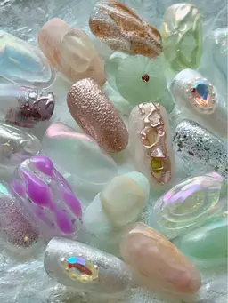 【オフあり】フリーニュアンスコース✧店内サンプルデザイン組み合わせ自由※特殊アート料金有り