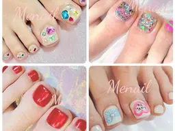 フットネイル特集【ワンカラー5000円~】親指アート6500円