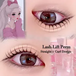 💫破格💫【平日限定】🎀ིྀまつ毛パーマ上のみ🐈⬛+保湿コーティング付き/束感まつ毛👀🩵ྀི