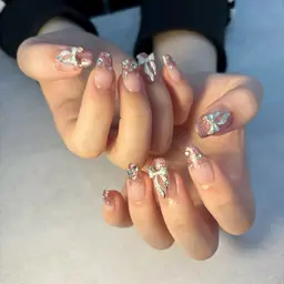 【ハンド】画像持ち込みフルオーダーネイル💐🤍