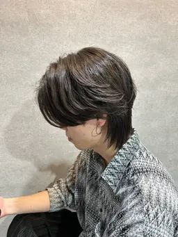 メンズカット+曲がる縮毛矯正