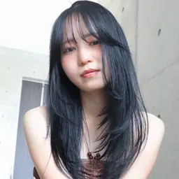 🤎New Open記念🤎ケアカラー＋髪質改善クイックトリートメント［ブリーチなし/レイヤー/天神］巻き髪込✨